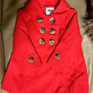 Old Navy Little Girl’s Red Coat.